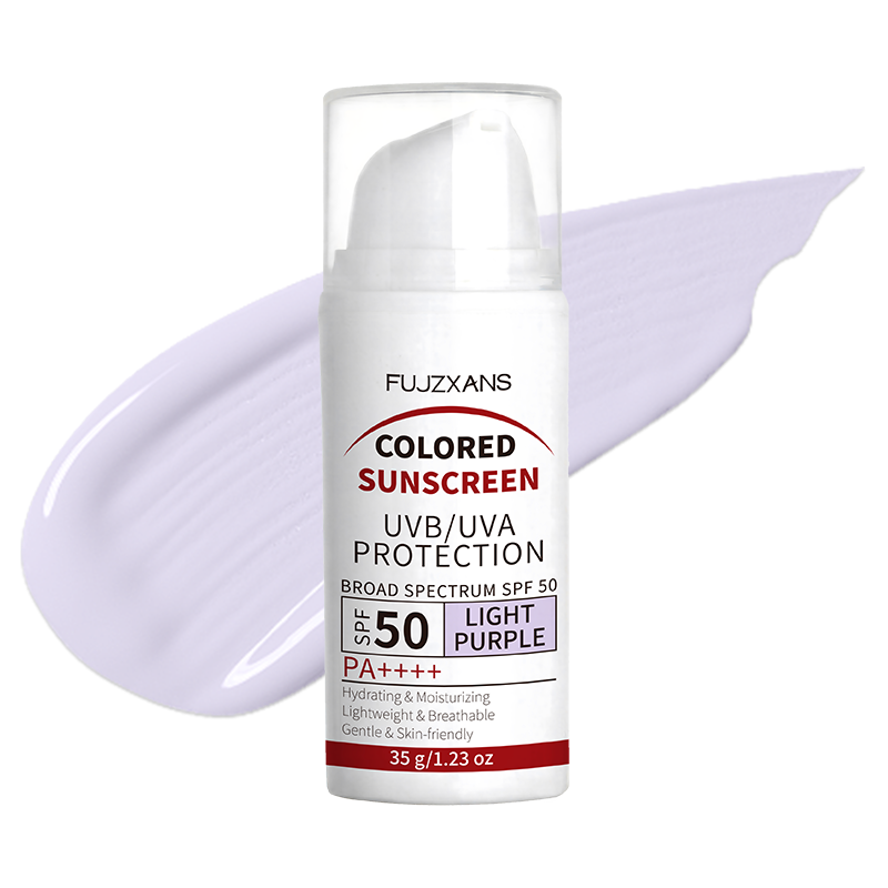 Face Moisturizer Spf - 라이트 퍼플 틴티드 선스크린 SPF 50