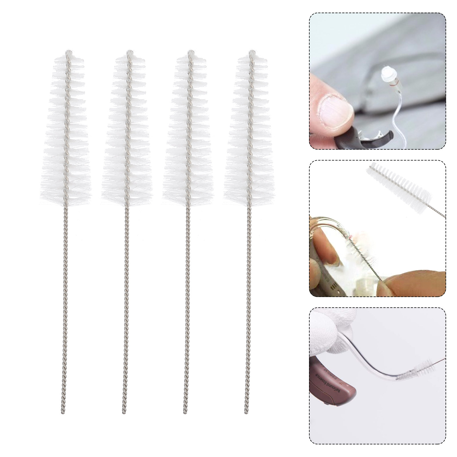 Ear Wax Remover - 5Pcs 보청기 청소 브러시 ​​보청기 클리너용