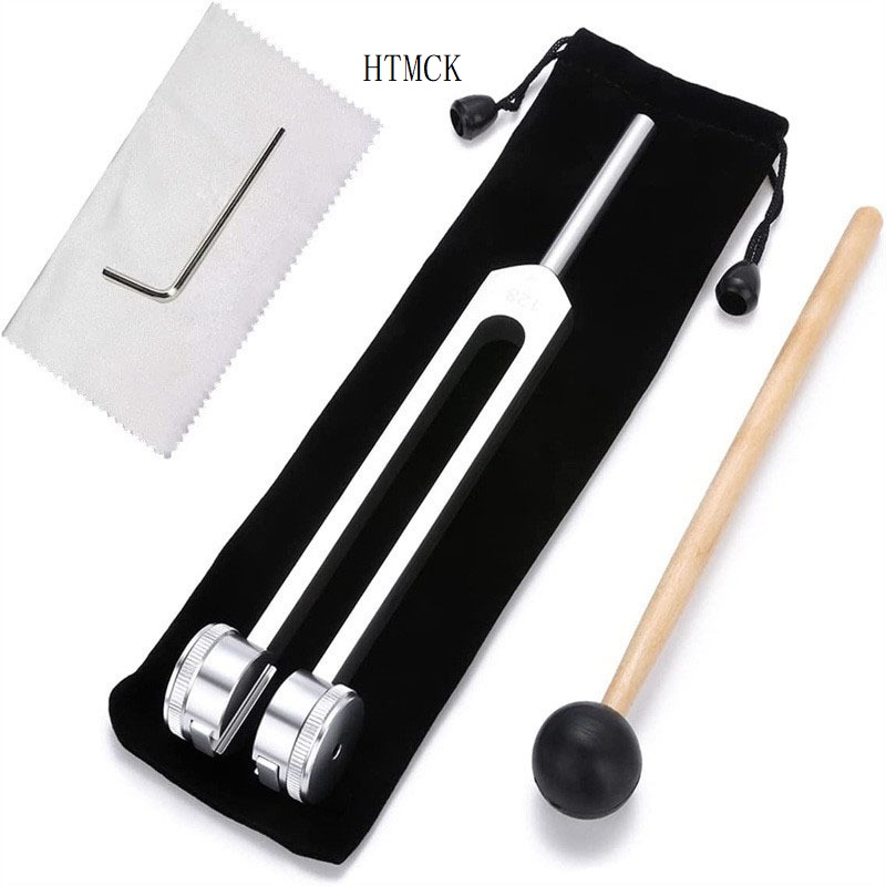 Ear Wax Remover - 128Hz 튜닝 포크 세트 프리미엄 스테인리스