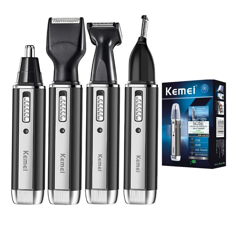 Men'S Grooming Facial - Kemei 충전식 전기 올인원 헤어 트리머