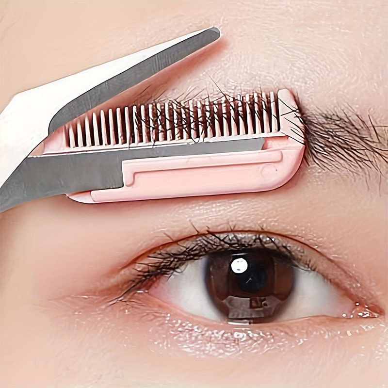 Men'S Grooming Makeup - 남녀공용 정밀 스테인리스 눈썹 정리 가위