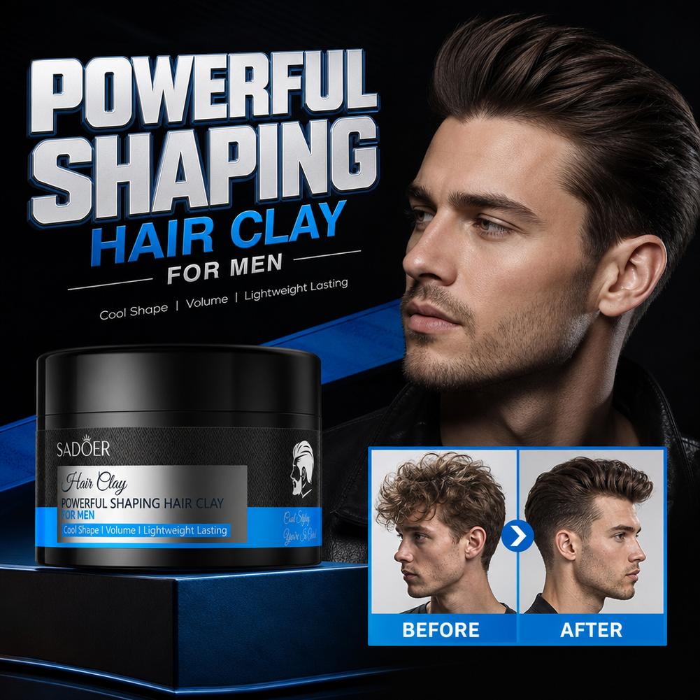 Men'S Grooming Hair - 매트 헤어 스타일링 클레이 강력 고정