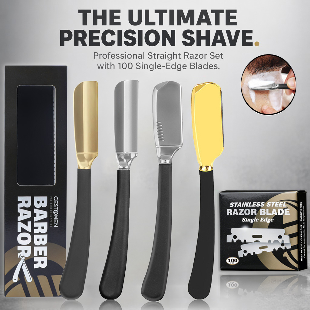 Men'S Grooming Hair - 전문가용 남성 수염 면도칼 홀더 이발사