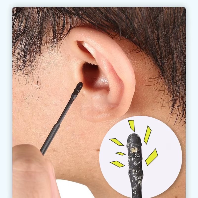 Ear Wax Remover - 일회용 접착 귀 파기 스틱, 어린이