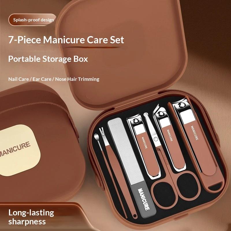 Nail Care Kit Mens - 7/8종 네일아트 도구 세트, 네일 커팅