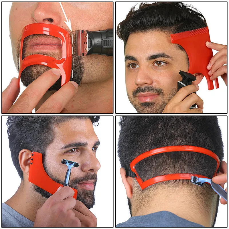 2/4Pcs 남자의 수염 빗 헤어 트리머 플라스틱 남자 - Men'S Grooming Hair 리뷰 및 가격