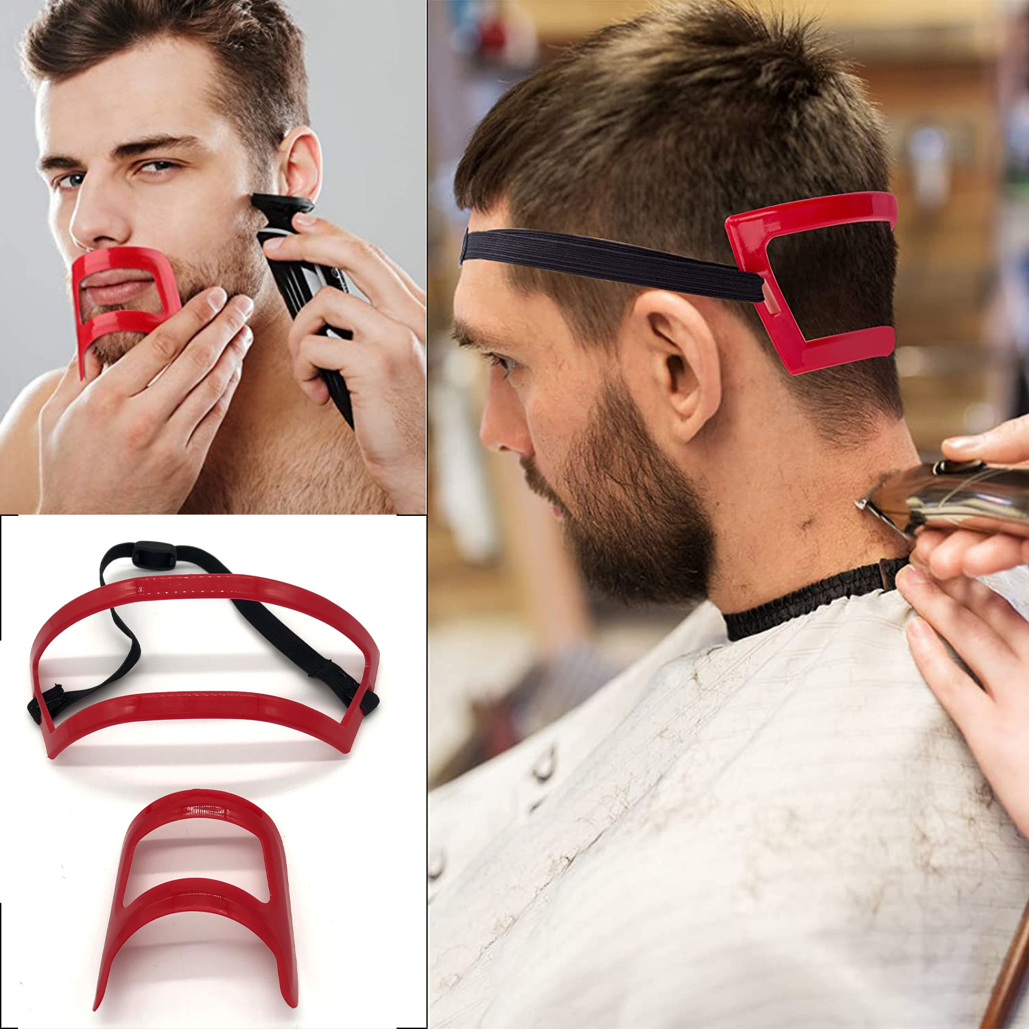2/4Pcs 남자의 수염 빗 헤어 트리머 플라스틱 남자 - Men'S Grooming Hair 리뷰 및 가격