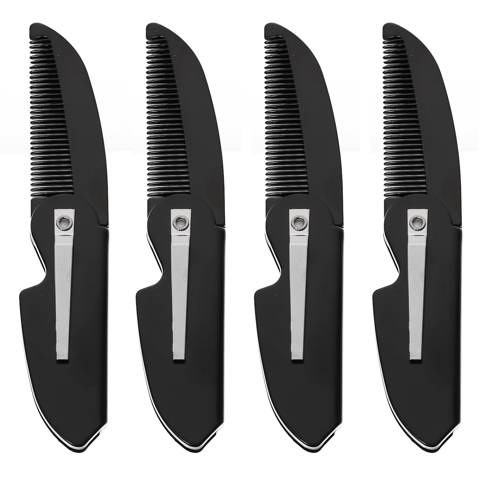 4Pcs 수염 빗 접이식 포켓 빗 휴대용 플라스틱 헤어 - Men'S Grooming Hair 리뷰 및 가격