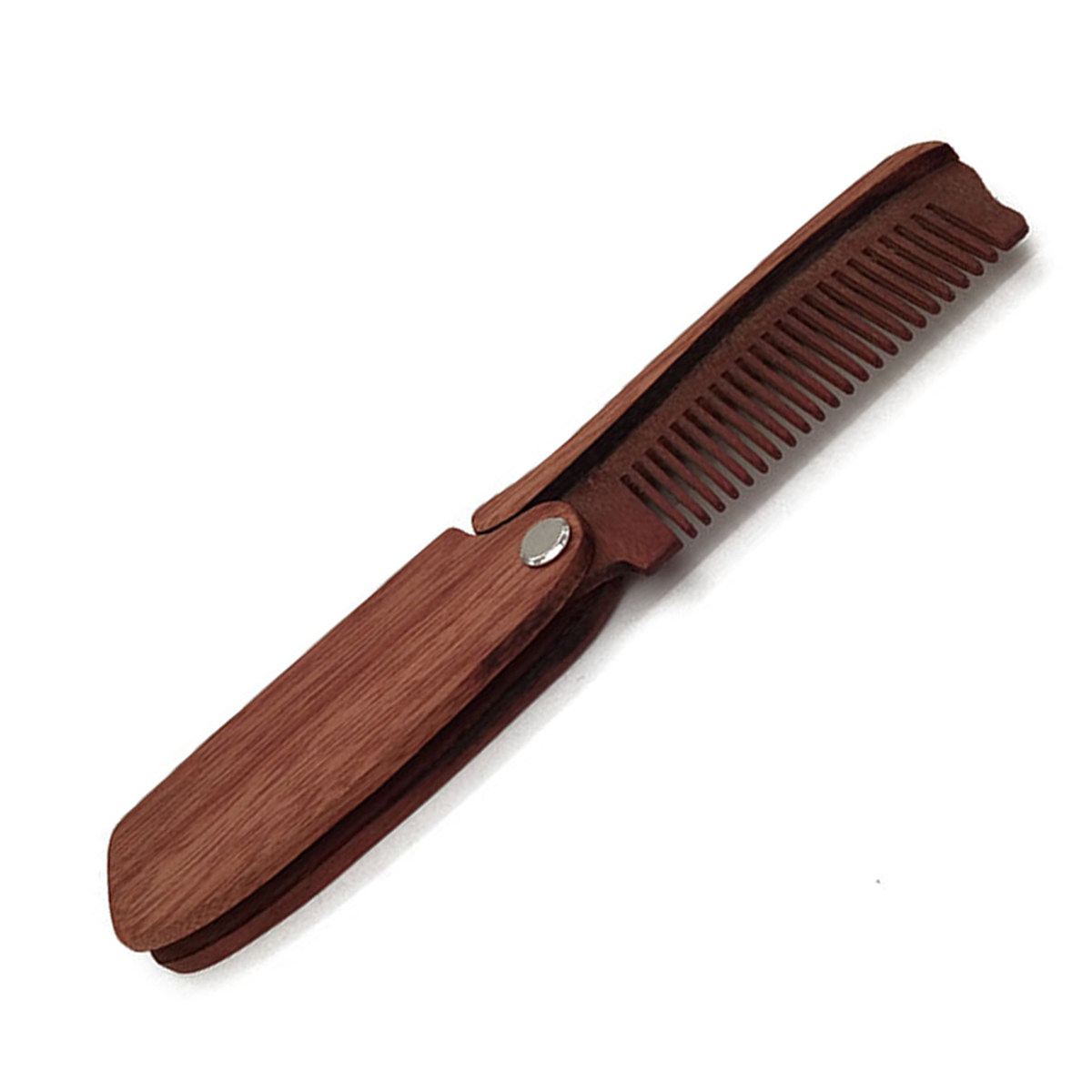 나무 수염 빗 접이식 여행용 남성용 천연 나무 정전기  - Men'S Grooming Hair 리뷰 및 가격
