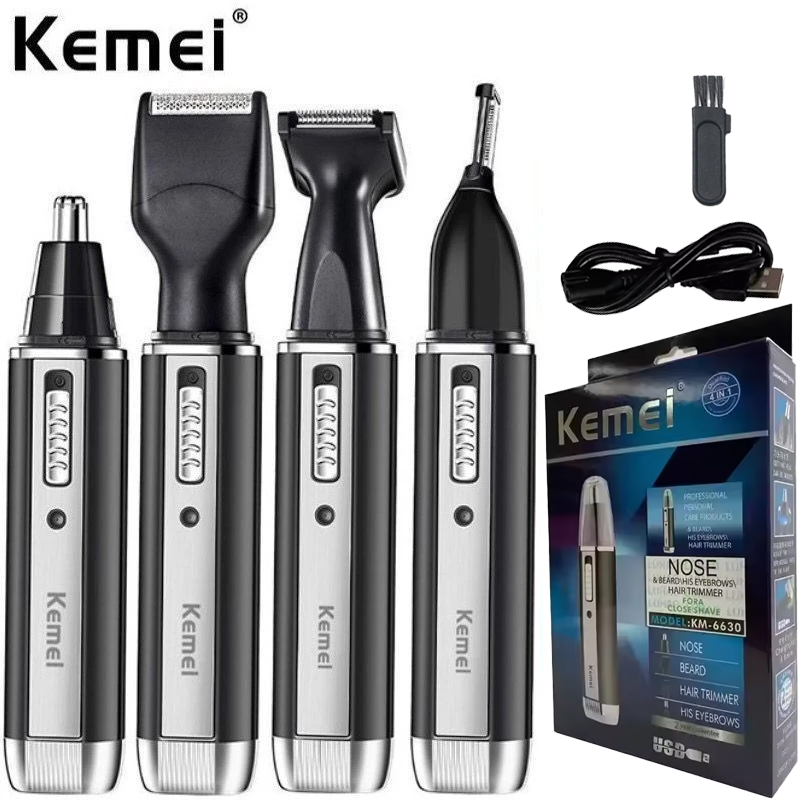 Kemei-6630 코털 트리머 코 귀 청소기용 충전식 - Men'S Grooming Ear Hair 리뷰 및 가격
