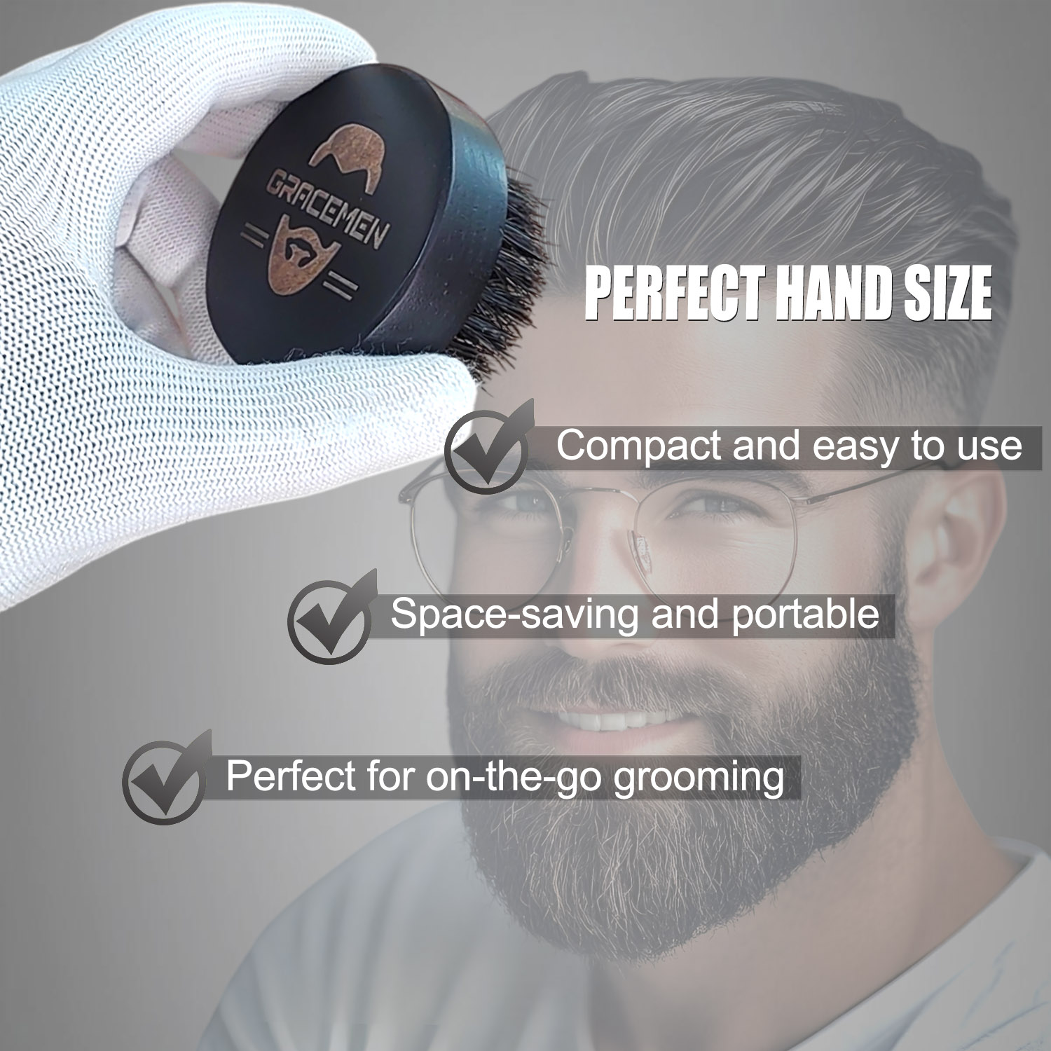 남성용 라운드 수염 브러쉬 – 100% 천연 멧돼지 털 - Men'S Grooming Facial 리뷰 및 가격