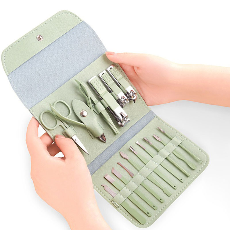 16PCS 전문 네일 클리퍼 세트 남성과 여성을 위한  - Nail Care Kit Mens 리뷰 및 가격