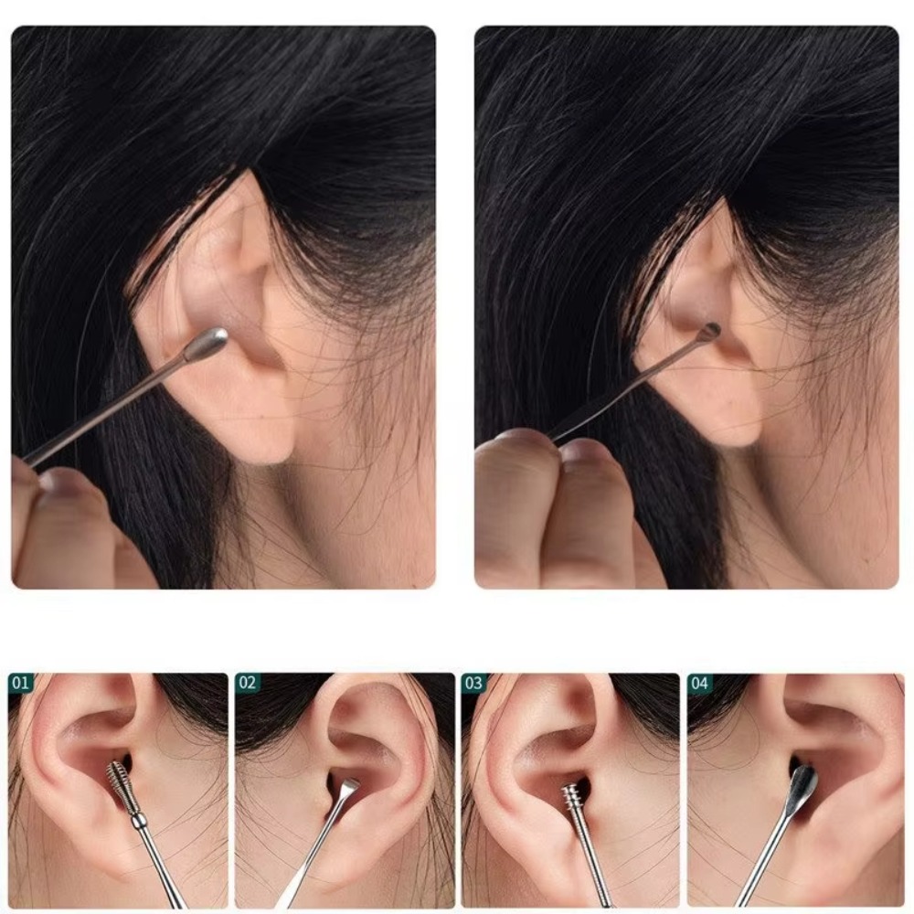 9개/세트 신제품 귀지 제거 도구 세트 큐렛 스푼 휴대 - Ear Wax Remover 리뷰 및 가격