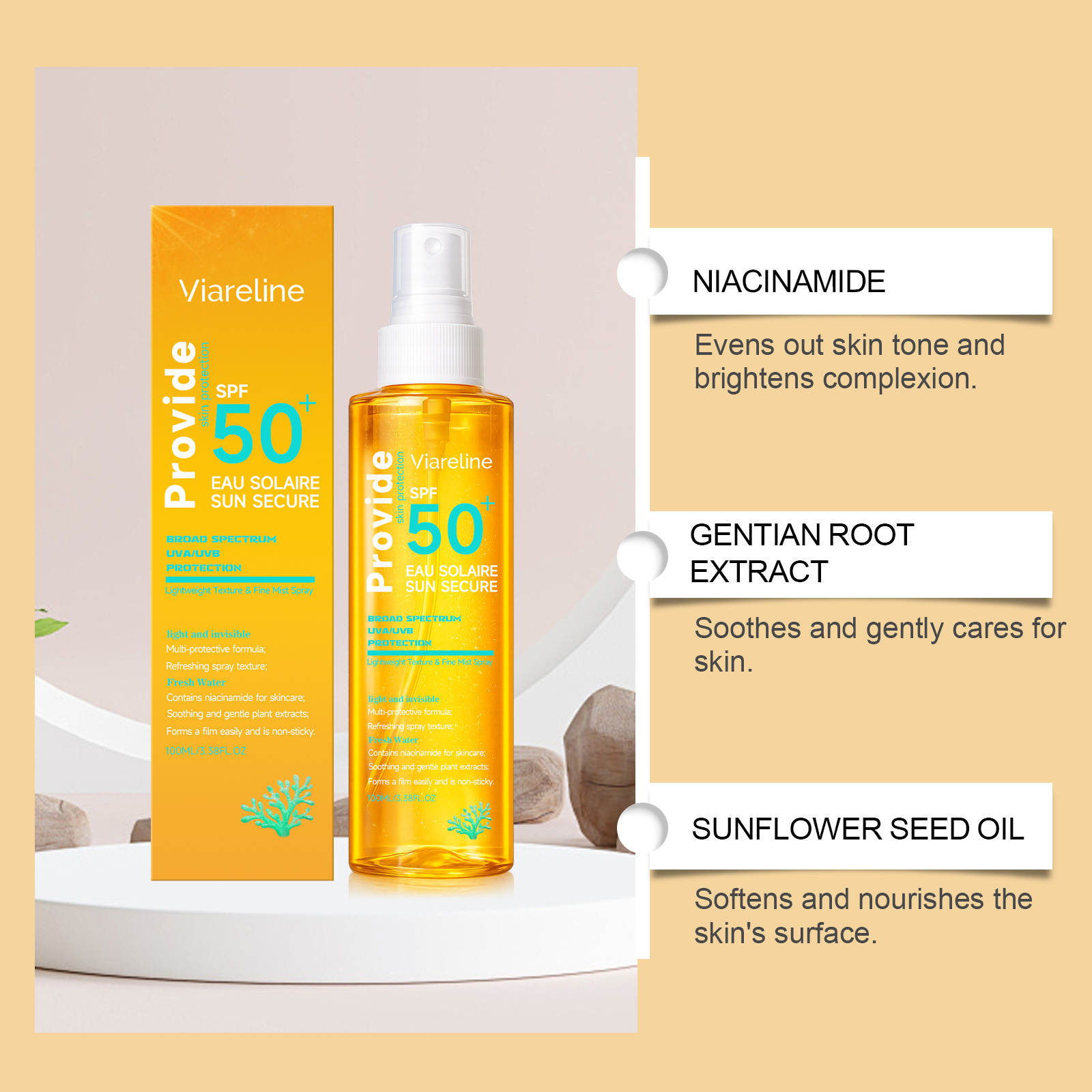 수분 공급 투명 자외선 차단 스프레이 SPF 50+ 투 - Face Moisturizer Spf 리뷰 및 가격