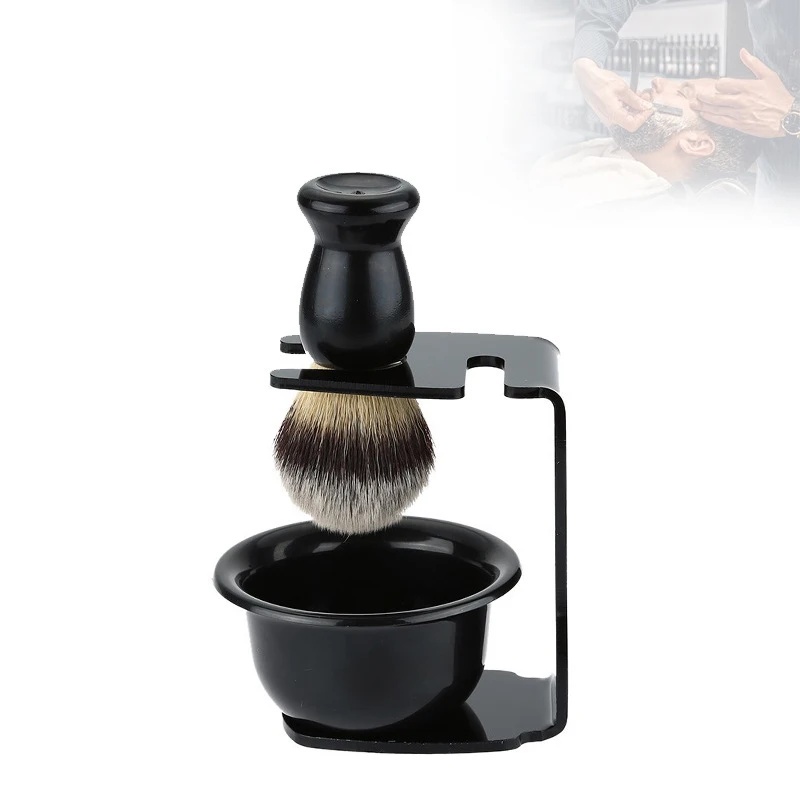 아크릴 스탠드 홀더가 있는 면도 브러시와 그릇 세트,  - Men'S Grooming Facial 리뷰 및 가격