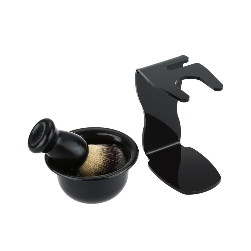 아크릴 스탠드 홀더가 있는 면도 브러시와 그릇 세트,  - Men'S Grooming Facial 리뷰 및 가격