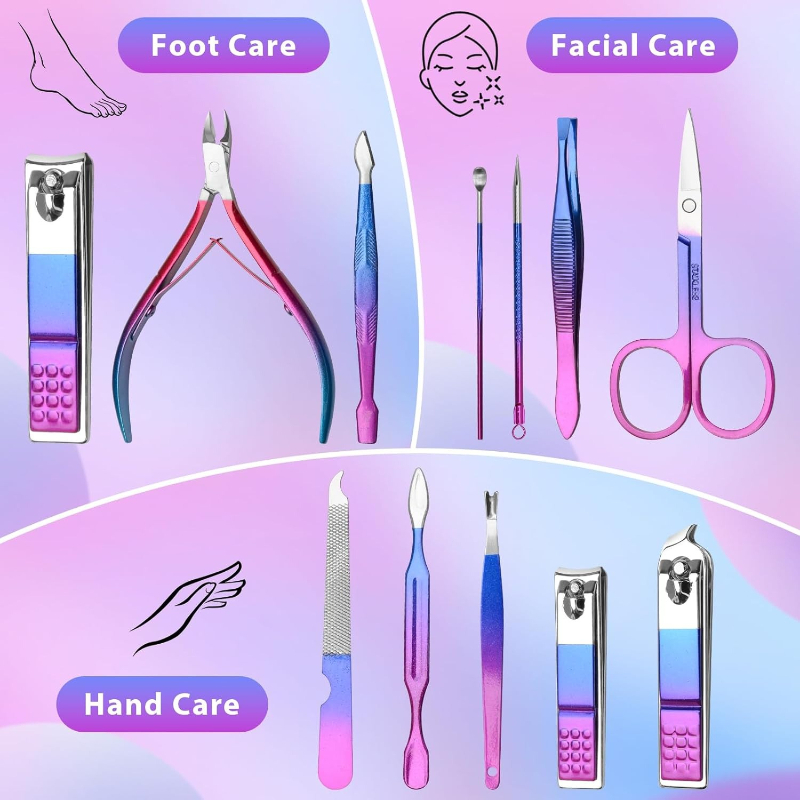 매니큐어 세트 네일 클리퍼 페디큐어 키트 남녀 그루밍  - Nail Care Kit Mens 리뷰 및 가격