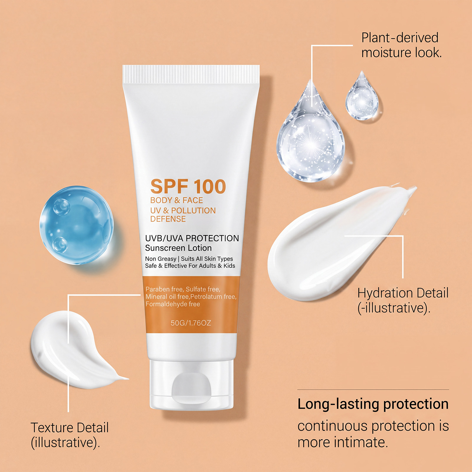 SPF 100 선스크린 인스턴트 선 프로텍트 브로드 스 - Face Moisturizer Spf 리뷰 및 가격
