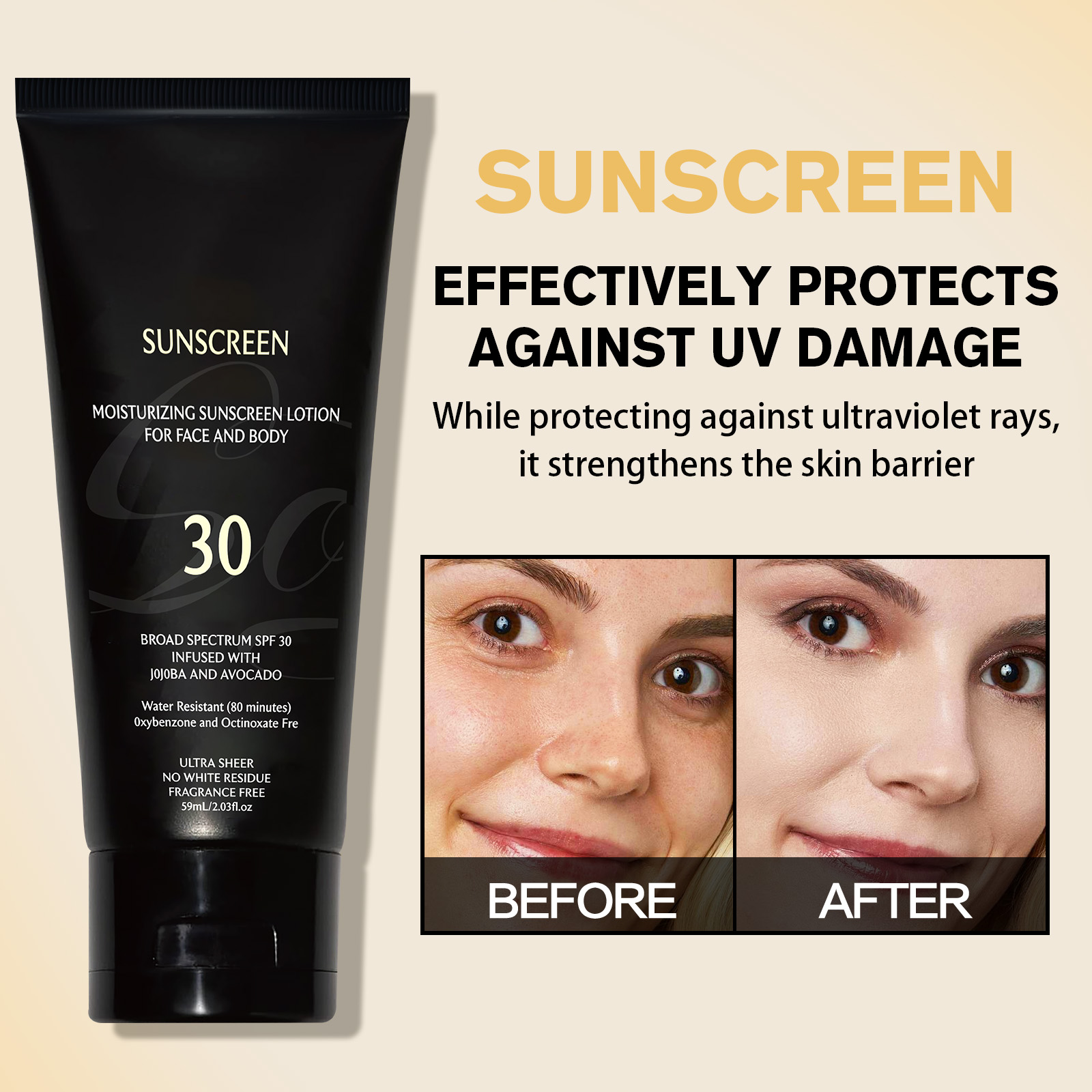 자외선 차단 광범위 스펙트럼 선블록 로션 안티에이징 보 - Face Moisturizer Spf 리뷰 및 가격