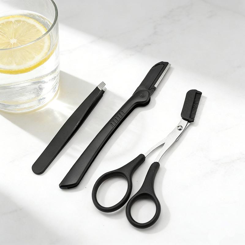 스테인레스 스틸 눈썹 정리 키트 3종 세트 (여성/남성 - Men'S Grooming Makeup 리뷰 및 가격
