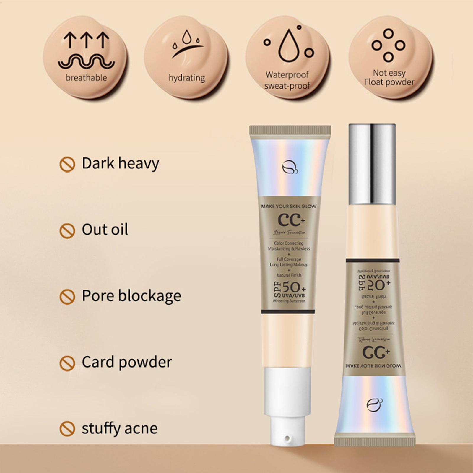 CC크림 파운데이션 SPF 50 자외선 차단 파운데이션 - Face Moisturizer Spf 리뷰 및 가격